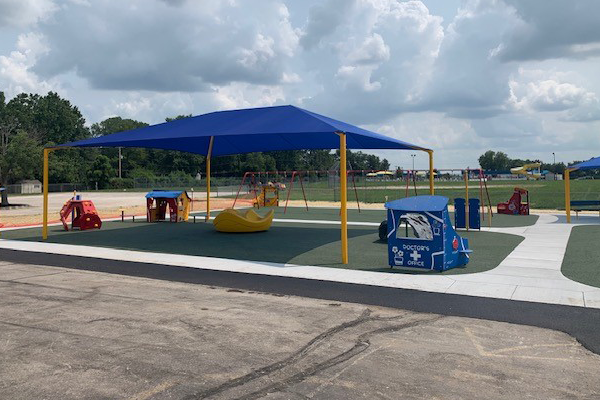 new playground equipment