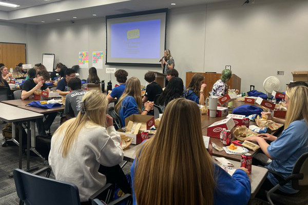 students learn leadership skills at conference